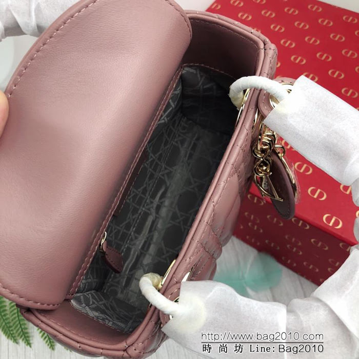 DIOR迪奧 原單系列 Dior Mini戴妃新升級 全新鏈條款 鏈條手提斜挎包  zdo1253